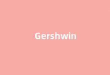 Gershwin中文翻译,Gershwin是什么意思,Gershwin发音、用法及例句(gershwin怎么读)-我的生活随笔