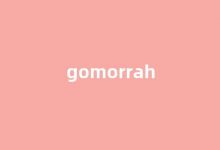 Gomorrah中文翻译,Gomorrah是什么意思,Gomorrah发音、用法及例句(sodom and gomorrah什么意思)-我的生活随笔
