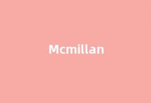 Mcmillan中文翻译,Mcmillan是什么意思,Mcmillan发音、用法及例句-我的生活随笔