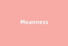 Meanness中文翻译,Meanness是什么意思,Meanness发音、用法及例句-我的生活随笔