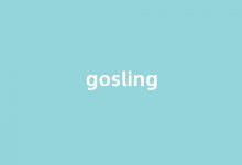 Gosling中文翻译,Gosling是什么意思,Gosling发音、用法及例句(gosling是什么意思英语)-我的生活随笔