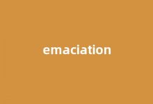 emaciation中文翻译,emaciation是什么意思,emaciation发音、用法及例句-我的生活随笔