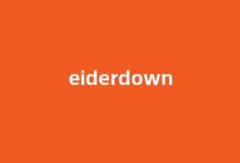 eiderdown中文翻译,eiderdown是什么意思,eiderdown发音、用法及例句-我的生活随笔